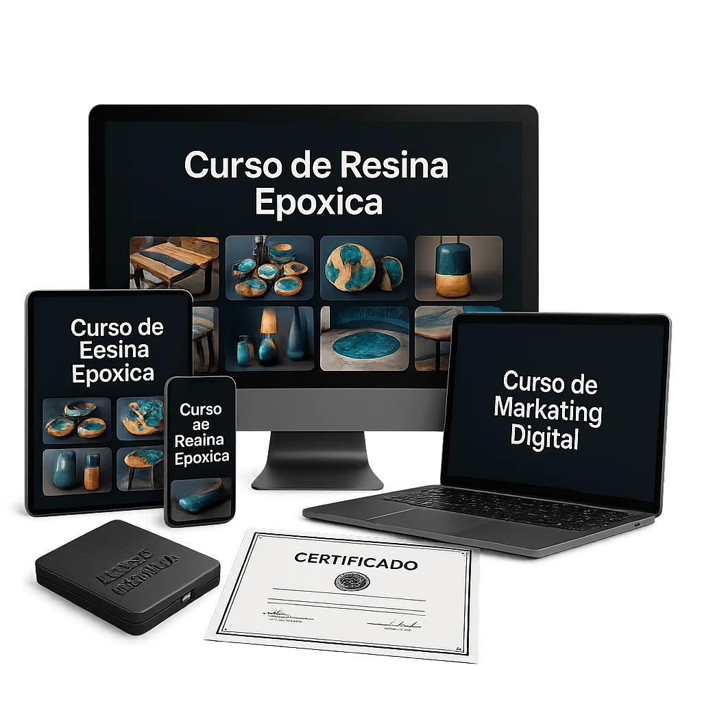 Oferta final del curso de Resina Epóxica